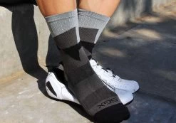 New Release -Cycle Gear Shop grey sock 1