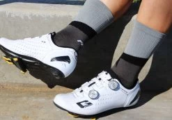 Felt Bicycles Felt 6" Socks - Black -Cycle Gear Shop grey sock 2