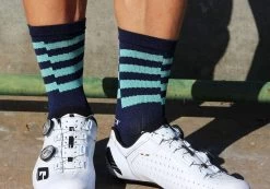 Felt Bicycles Felt 6" Socks - Navy -Cycle Gear Shop navy sock 1