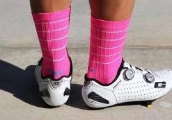 Felt Bicycles Felt 6" Socks - Hi-Vis Pink -Cycle Gear Shop pink sock 3